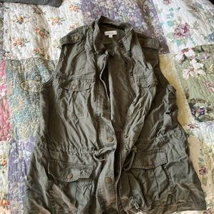 Khaki vest. Make me an offer